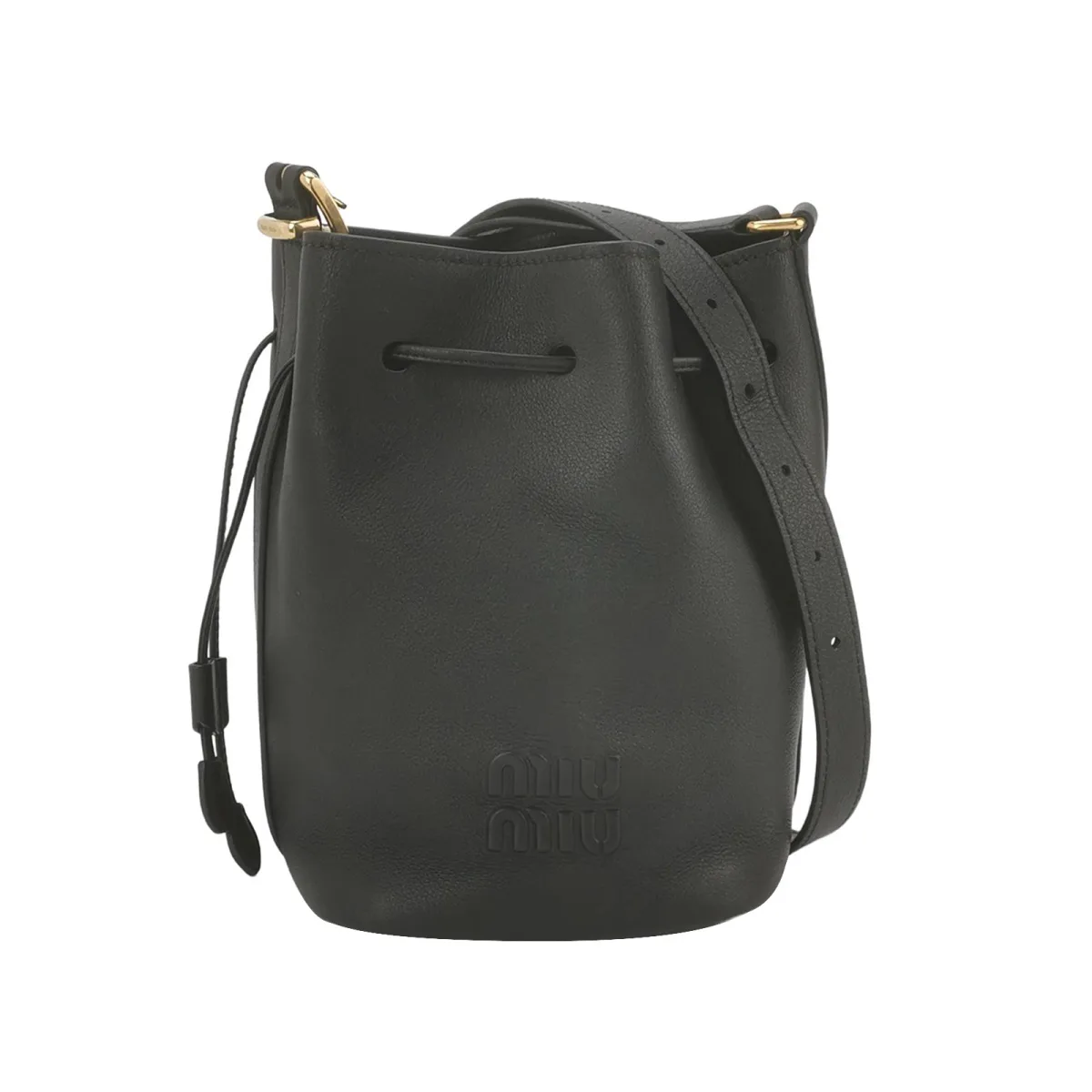 Miu Miu Logo Bucket Bag (Миу Миу) — фото 1