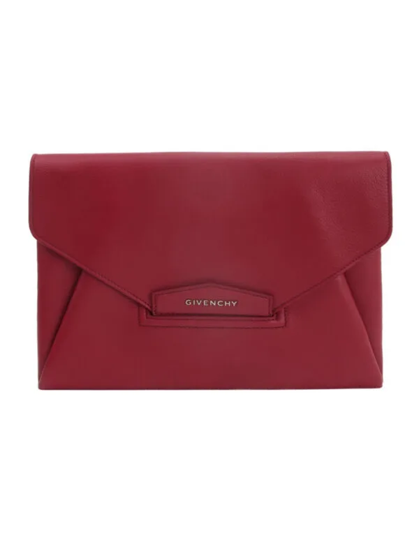 Винтажная сумка Givenchy Lambskin Logo Clutch