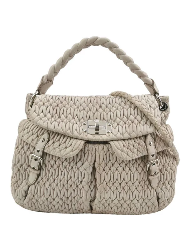 Miu Miu Lambskin Logo Crossbody