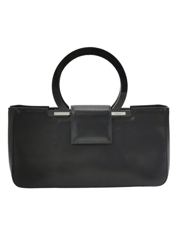 Винтажная сумка Ferragamo Calfskin Logo Handbag