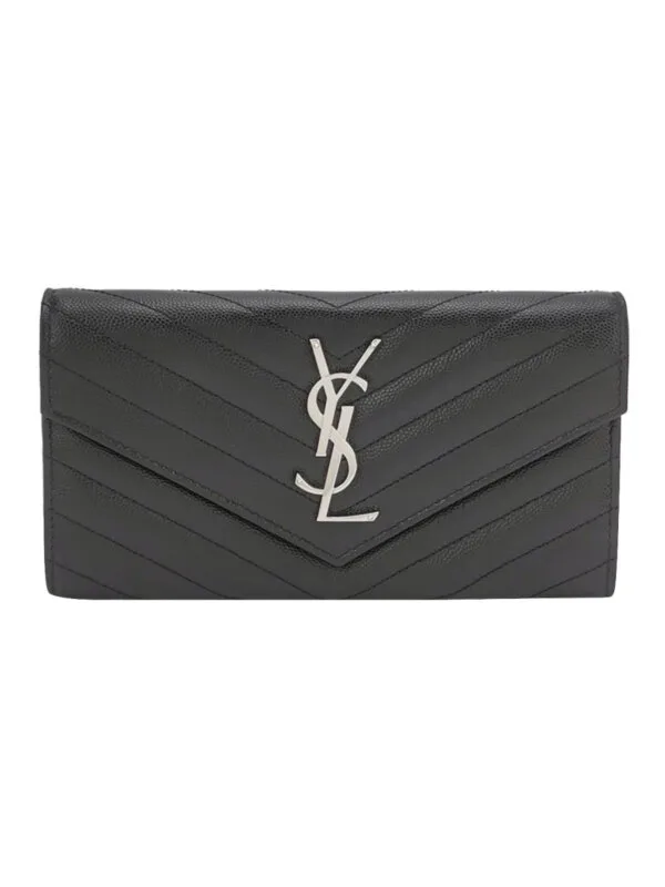 Винтажная сумка Saint Laurent Quilted Calfskin Clutch