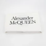 Alexander McQueen Canvas Logo Shoulder Bag — фото 9