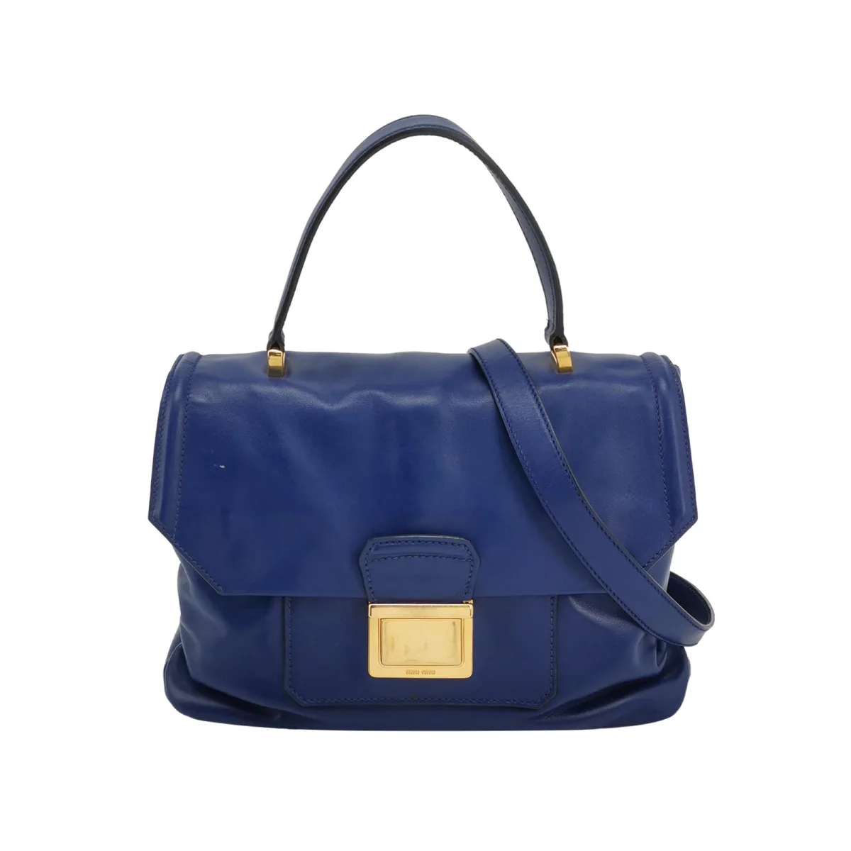 Miu Miu Calfskin Logo Crossbody (Миу Миу) — фото 1