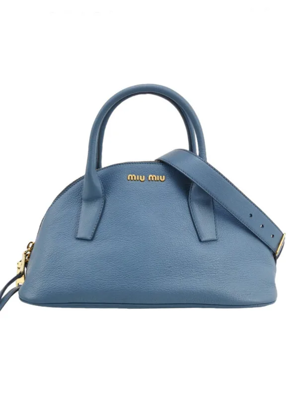 Miu Miu Lambskin Logo Crossbody