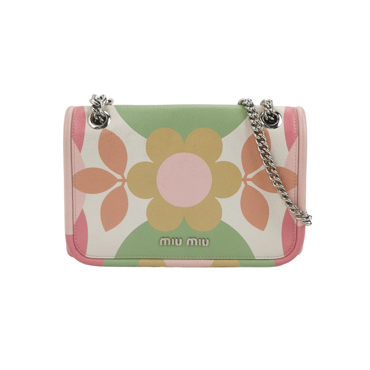 Miu Miu Logo Shoulder Bag — фото 1