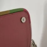 Miu Miu Colorblock Lambskin Logo Shoulder Bag — фото 11