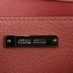 Miu Miu Colorblock Lambskin Logo Shoulder Bag — фото 8