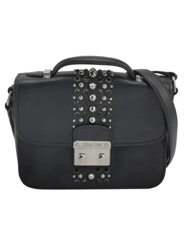 Винтажная сумка Miu Miu Calfskin Logo Crossbody