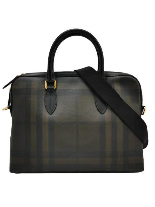 Burberry Colorblock Calfskin Shoulder Bag