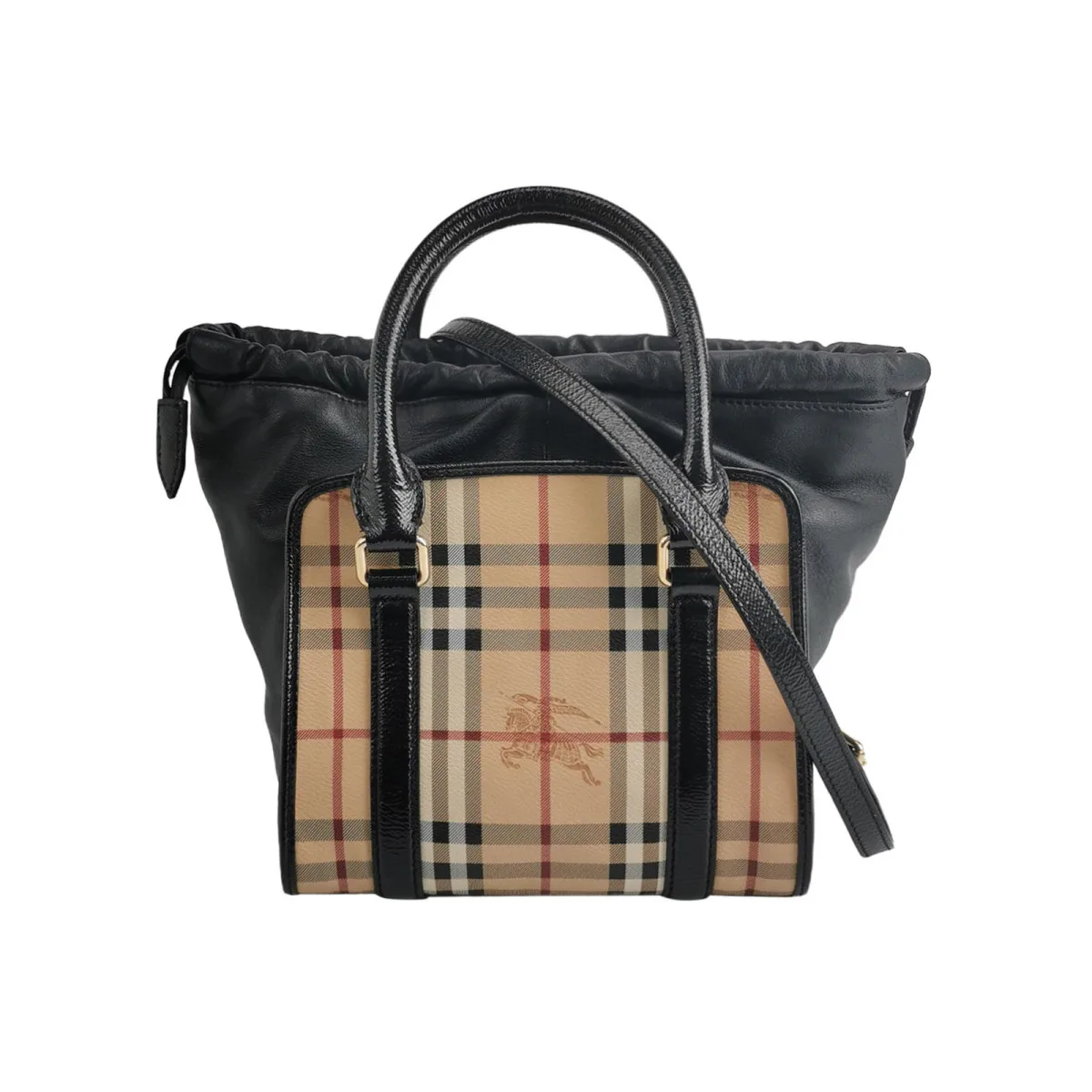 Burberry Colorblock Calfskin Crossbody (Бёрберри) — фото 1