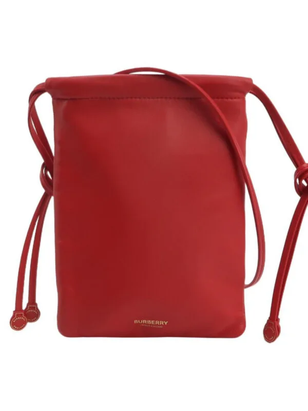 Винтажная сумка Burberry Lambskin Logo Crossbody