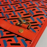 Versace Colorblock Calfskin Logo Crossbody (Версаче) — фото 12