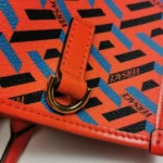 Versace Colorblock Calfskin Logo Crossbody (Версаче) — фото 16