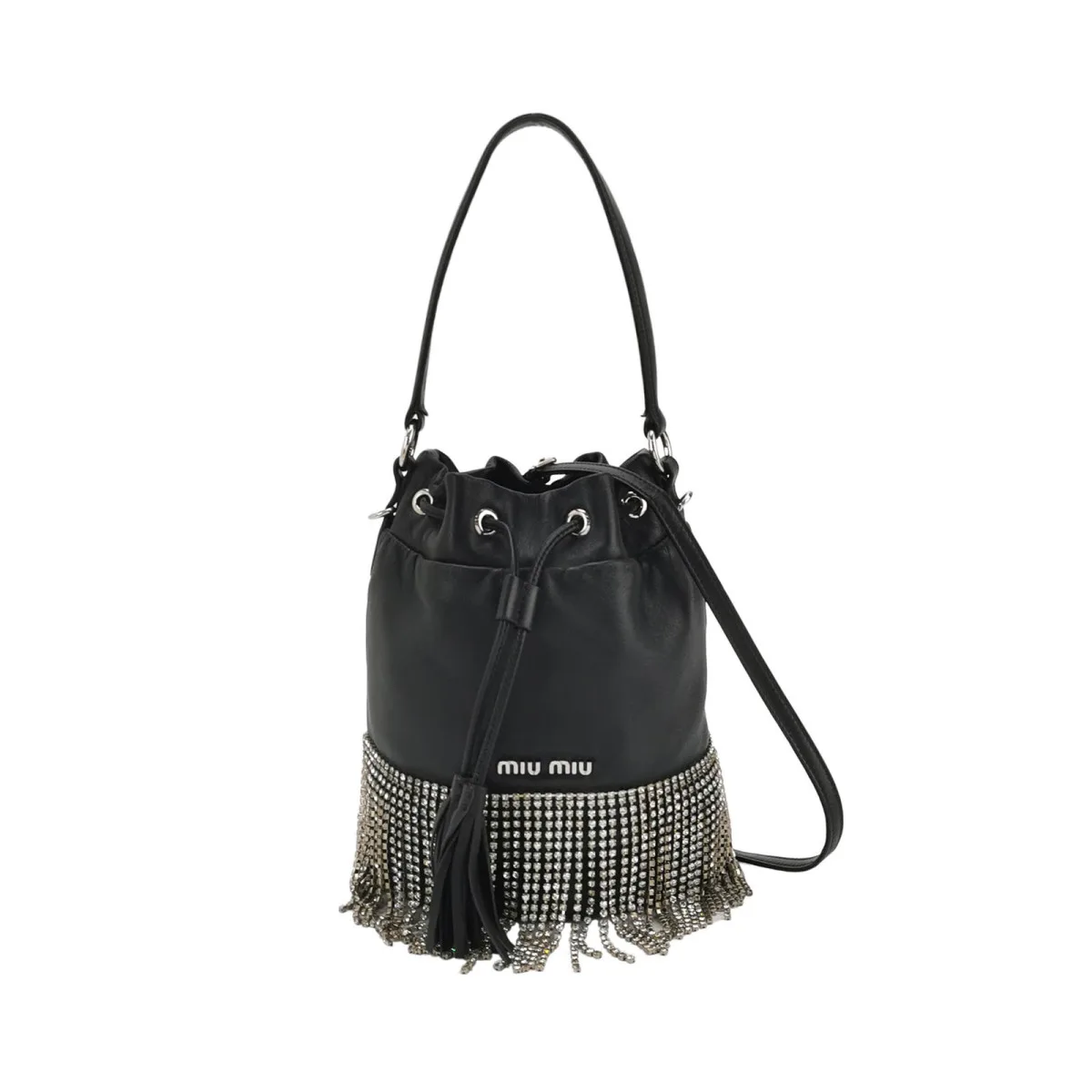 Miu Miu Lambskin Logo Crossbody (Миу Миу) — фото 1