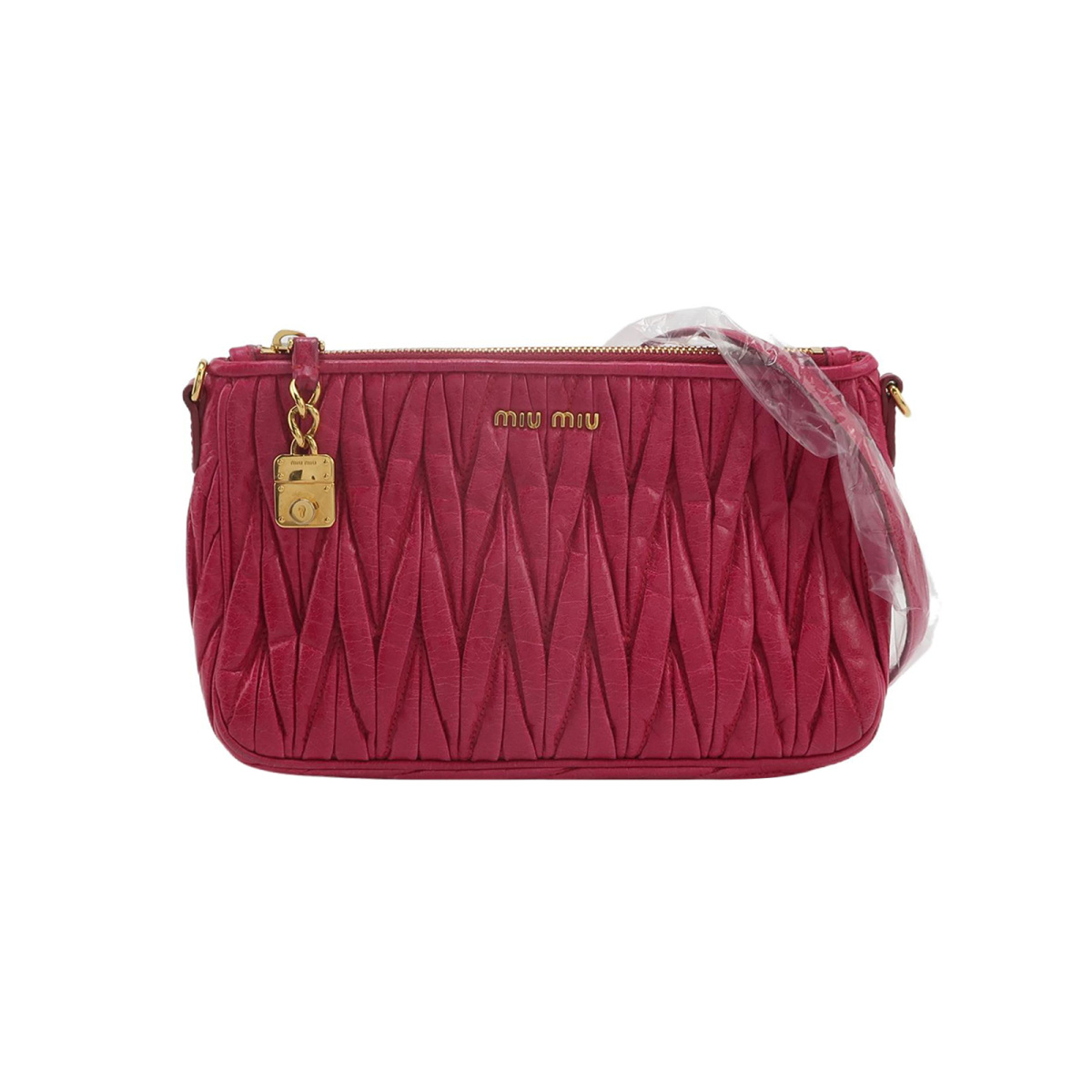 Miu Miu Logo Shoulder Bag — продано