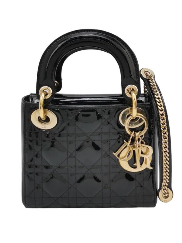 Винтажная сумка Dior Lady Dior Logo