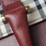 Burberry Colorblock Calfskin Logo Handbag — фото 16
