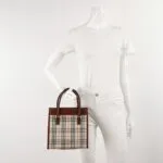 Burberry Colorblock Calfskin Logo Handbag — фото 2