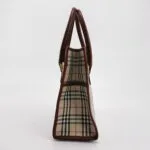 Burberry Colorblock Calfskin Logo Handbag — фото 3