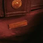 Burberry Colorblock Calfskin Logo Handbag — фото 8