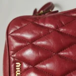 Miu Miu Waxed Calfskin Logo Crossbody (Миу Миу) — фото 18