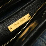Miu Miu Lambskin Logo Shoulder Bag — фото 8