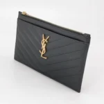 Saint Laurent Quilted Calfskin Clutch (Сен Лоран) — фото 2