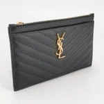 Saint Laurent Quilted Calfskin Clutch (Сен Лоран) — фото 3