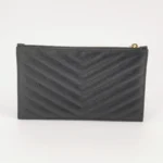 Saint Laurent Quilted Calfskin Clutch (Сен Лоран) — фото 4