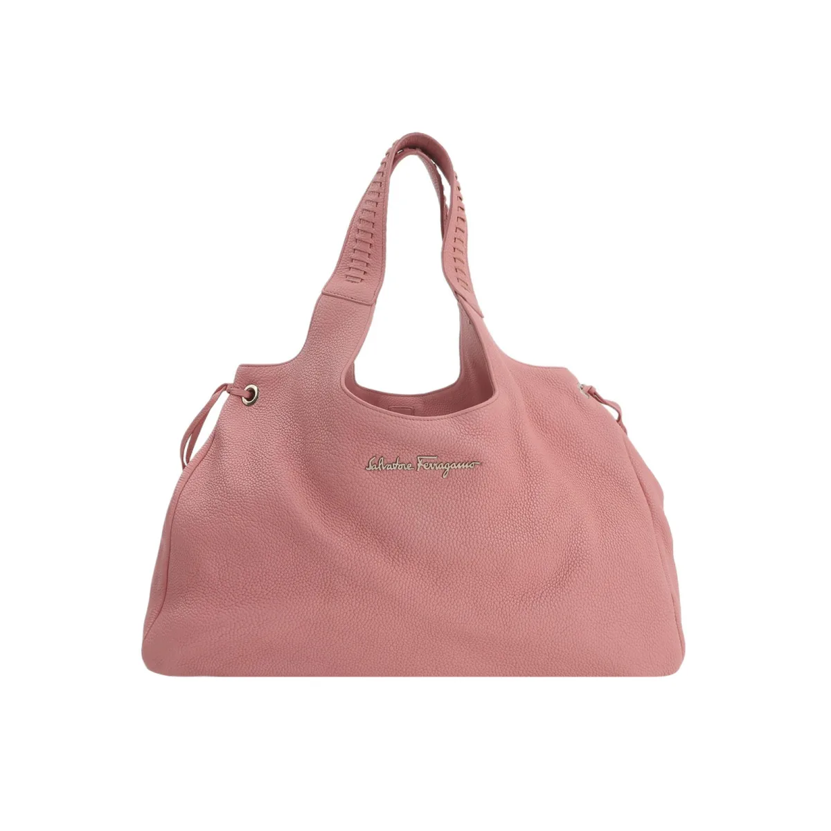 Ferragamo Calfskin Logo Shoulder Bag — фото 1