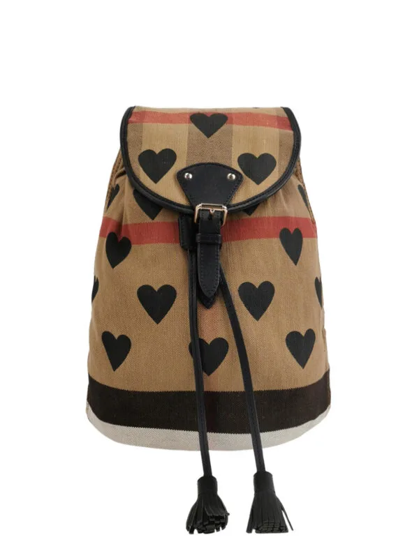 Burberry Printed Calfskin Backpack