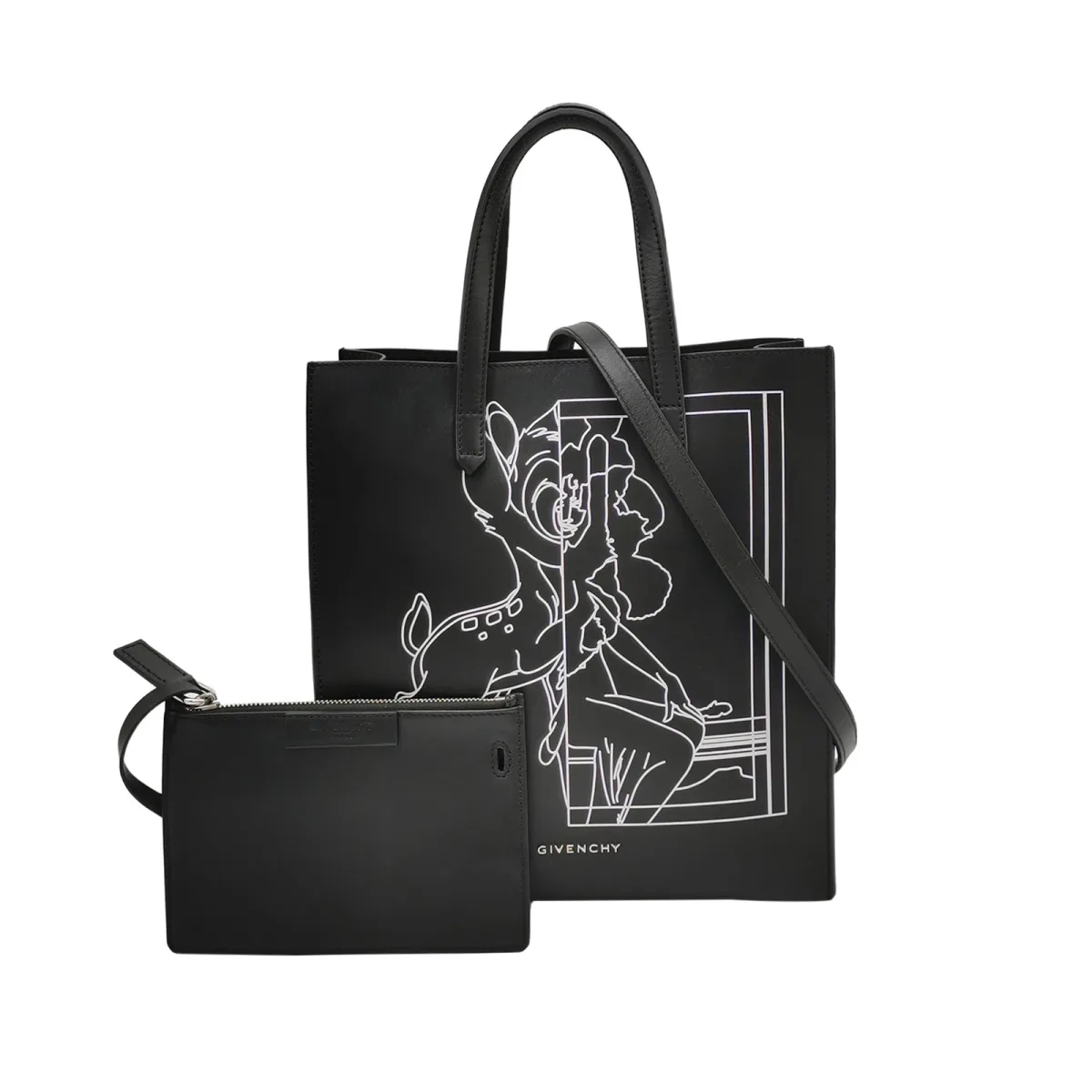 Givenchy Calfskin Logo Shoulder Bag (Живанши) — фото 1