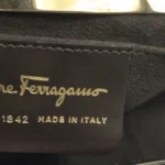 Ferragamo Calfskin Logo Handbag — фото 9