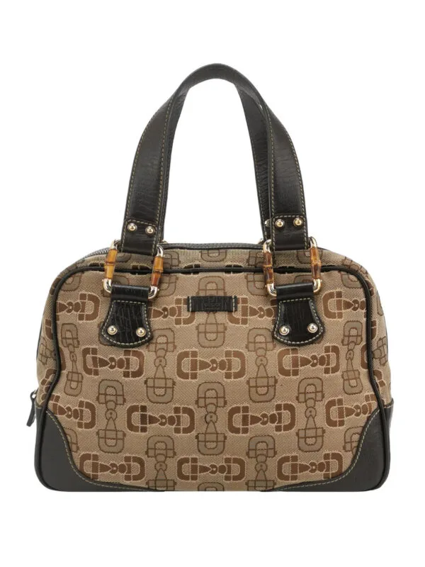 Винтажная сумка Gucci Colorblock Calfskin Handbag