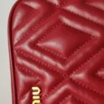 Miu Miu Quilted Calfskin Logo Crossbody — фото 19
