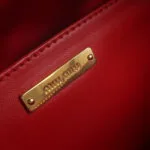 Miu Miu Quilted Calfskin Logo Crossbody — фото 8