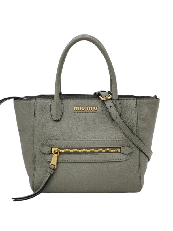 Miu Miu Lambskin Logo Crossbody