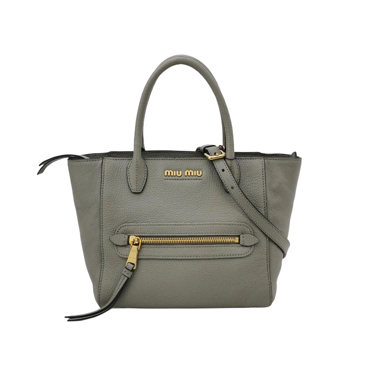 Miu Miu Lambskin Logo Crossbody — фото 1