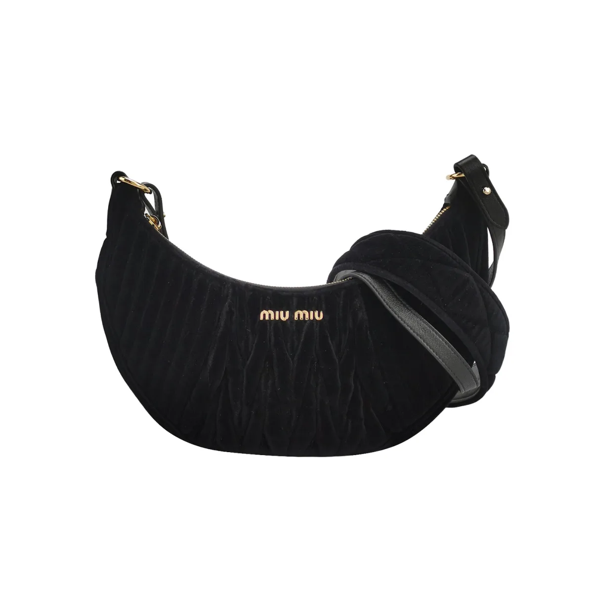 Miu Miu Lambskin Logo Crossbody — фото 1