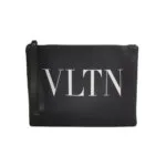 Valentino Garavani Calfskin Logo Clutch — миниатюра 1
