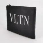 Valentino Garavani Calfskin Logo Clutch — фото 2