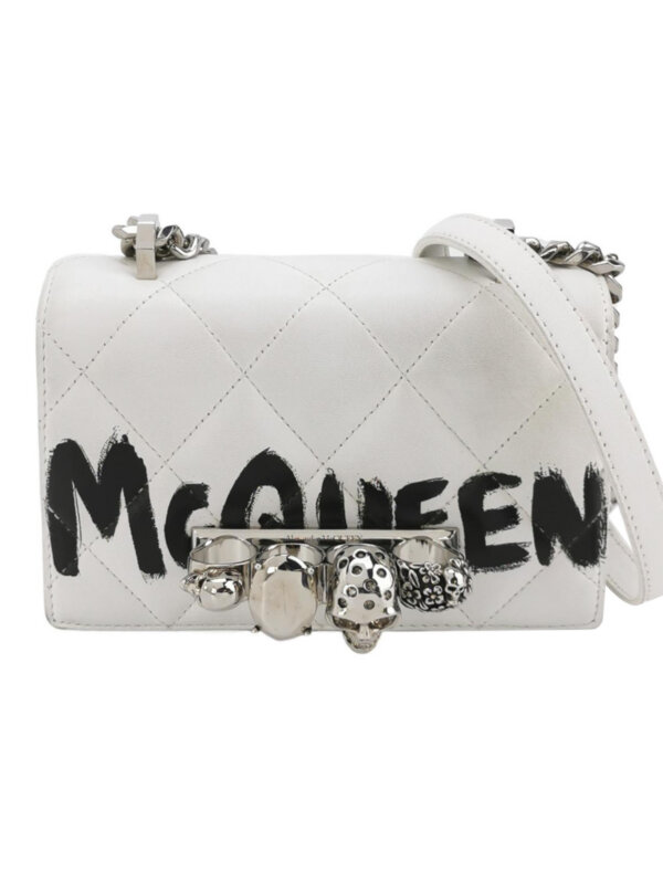 Alexander McQueen Jewelled Satchel Logo