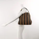 Fendi Colorblock Calfskin Shoulder Bag (Фенди) — фото 2