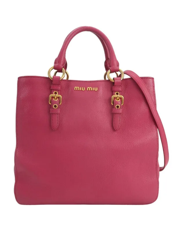 Miu Miu Lambskin Logo Crossbody