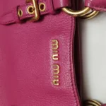 Miu Miu Lambskin Logo Crossbody (Миу Миу) — фото 15