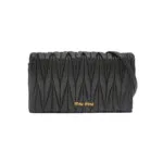 Miu Miu Lambskin Logo Crossbody — миниатюра 1