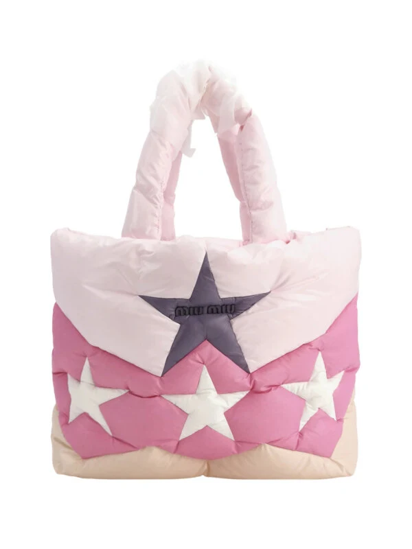 Винтажная сумка Miu Miu Nylon Logo Shoulder Bag