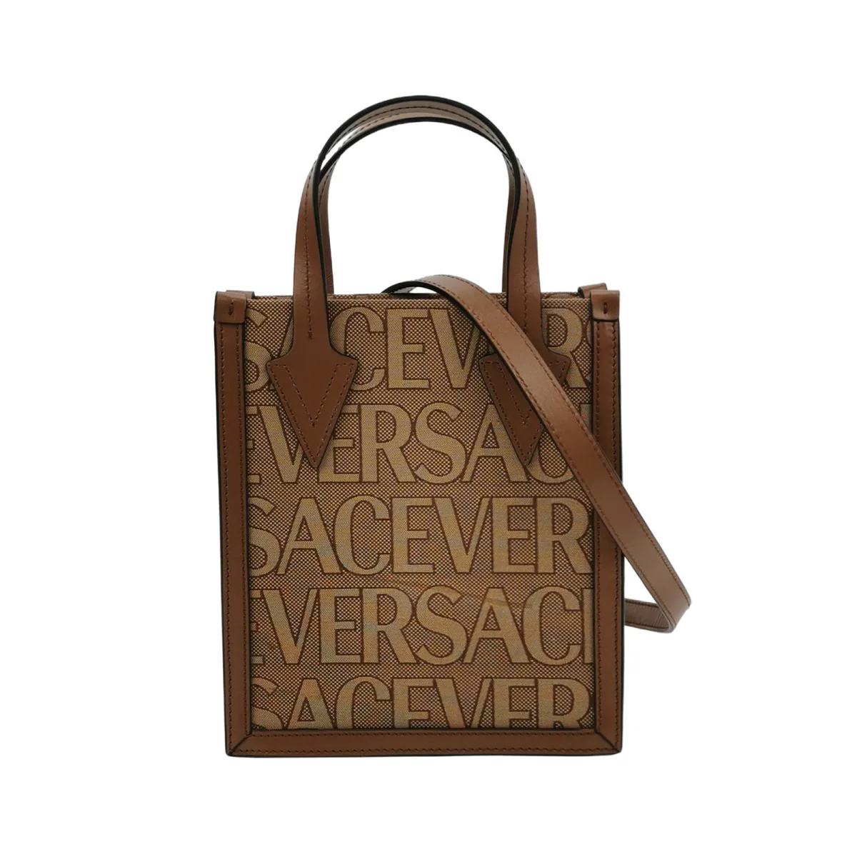 Versace Calfskin Logo Crossbody (Версаче) — фото 1