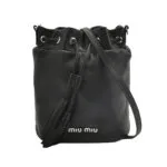 Miu Miu Lambskin Logo Crossbody — миниатюра 1