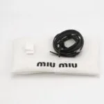 Miu Miu Lambskin Logo Crossbody — фото 9